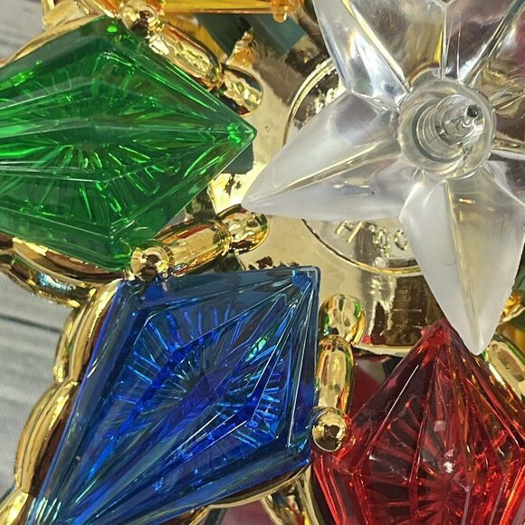 Vintage Christmas Tree Topper Star Bob Ho 1993 Not Working - Picture 7 of 14